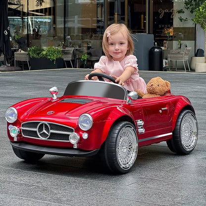 Vintage Mercedez Benz Ride On Sports Car 24v Mercedes-Benz 300 SL kids chargable ride on car