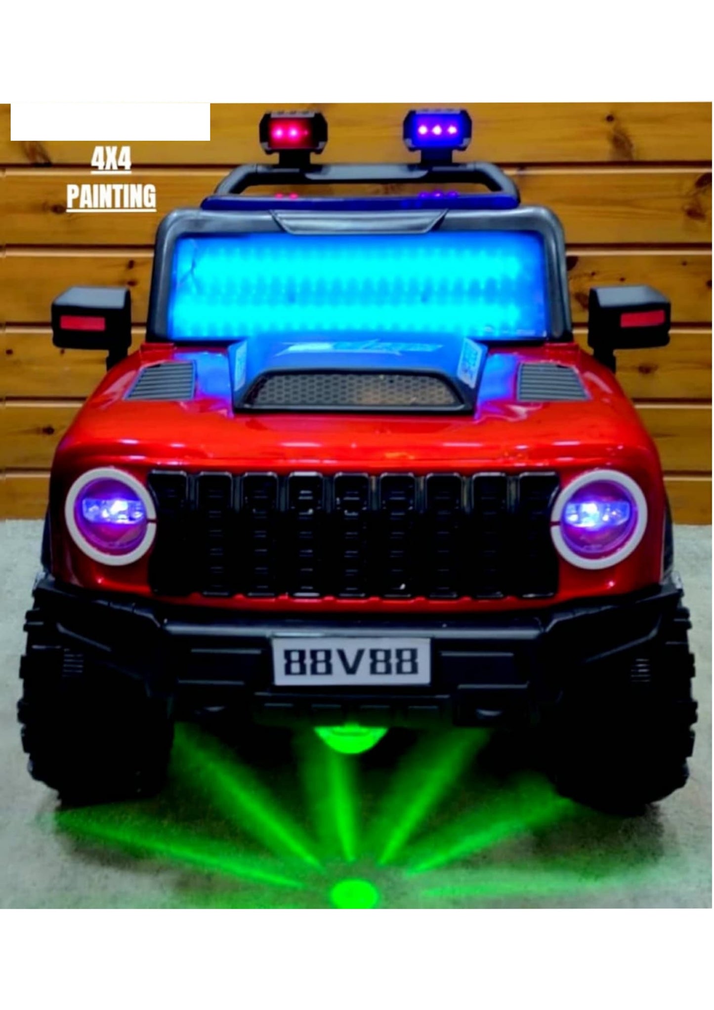 wmt 5288 p jeep 4 by 4 red grey