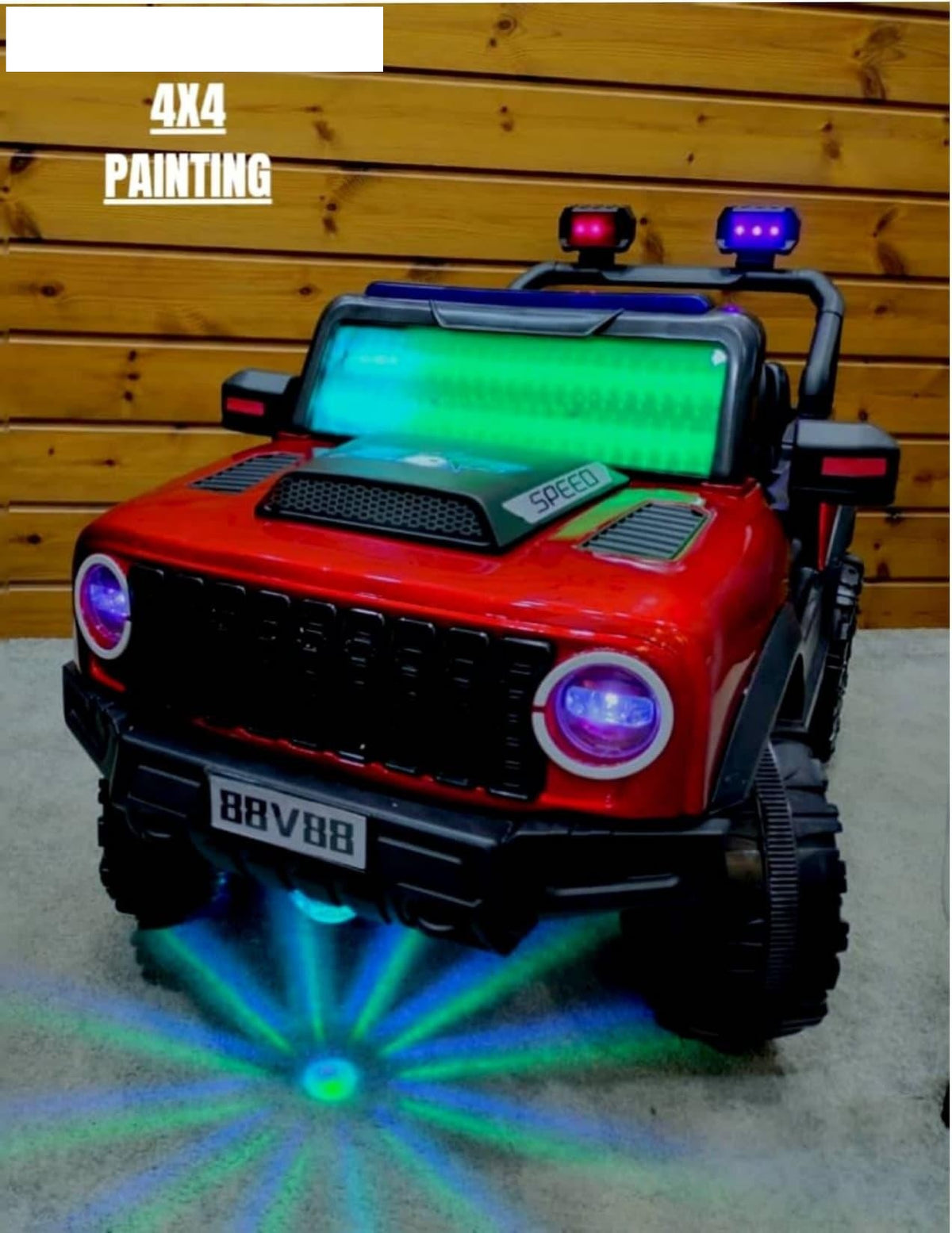 pkq 528 jeep 4 by 4 toy 24v ride on battery operated jeep kids red black blue grey