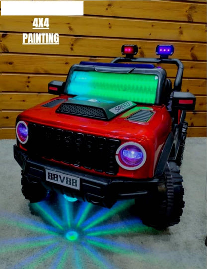 pkq 528 jeep 4 by 4 toy 24v ride on battery operated jeep kids red black blue grey